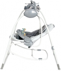Електричні гойдалки 2 в 1 Lorelli TANGO Cool Grey STARS